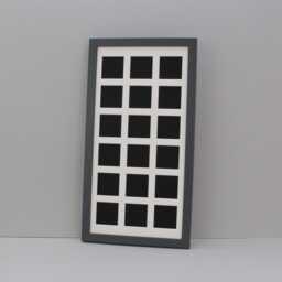 Instax Square Multi Aperture Wooden Photo Frame. Holds Eighteen 62mmx62mm Sized Photos. 25x50cm. Shows Only - Not Border - thumbnail 4