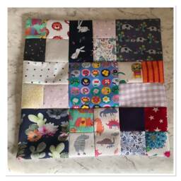 Personalised Keepsake Square Cushion Made From Baby Clothes - Memory Pillow Custom Babygrow Memorial - thumbnail 3