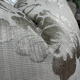 Floral Cushion Cover, Decorative Pillow Mink Cover For Sofa, Scatter Throw Pillow, Textured Designer Fabric - thumbnail 3