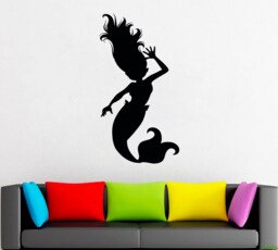 Mermaid Wall Decal Removable Vinyl Art 2144 - thumbnail 1