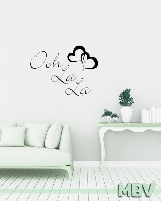 Ooh La Wall Decal French Quote Vinyl Sticker - image 1