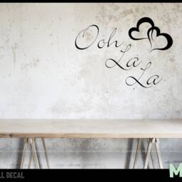 Ooh La Wall Decal French Quote Vinyl Sticker - thumbnail 3