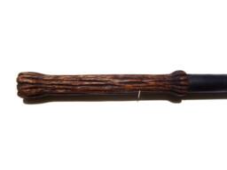 Second Wand, Fully Hand-Carved Walnut Wood, No Resin