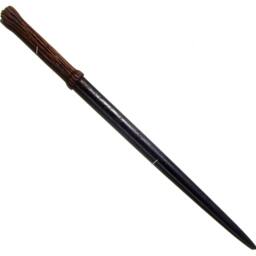 Second Wand, Fully Hand-Carved Walnut Wood, No Resin - thumbnail 4