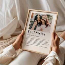 Personalized Soul Sister Definition Print Bestie Birthday Gift - thumbnail 2