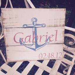 Ooak Personalized Custom Wood Or Canvas Wall Decor 24x24 Hanging Art - thumbnail 4