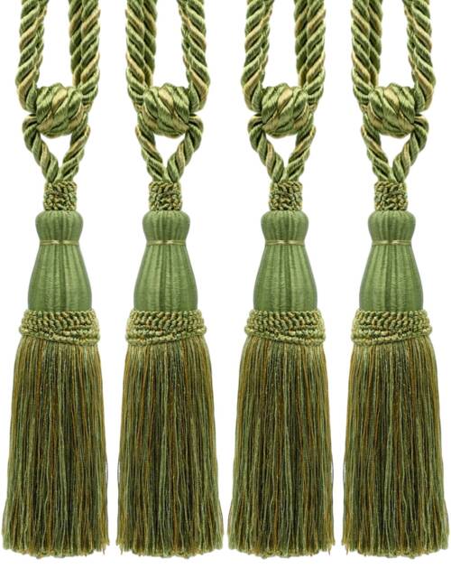 "D??copro Tassel Tieback, Length 8 1/2"" - 21.5cm, Spread 30" - image 1
