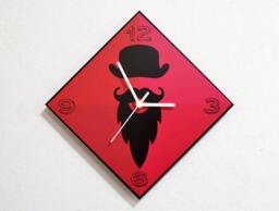 Hipster Beard - Wall Clock - thumbnail 1