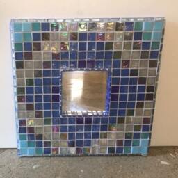 Blue & Grey Southwest Mirror - thumbnail 2