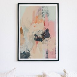 Colourful Minimal Art, Minimalist Painting, Gallery Wall, Modern Art Print, Abstract Wall Bright Home Decor - thumbnail 3