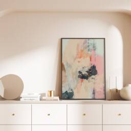 Colourful Minimal Art, Minimalist Painting, Gallery Wall, Modern Art Print, Abstract Wall Bright Home Decor - thumbnail 2