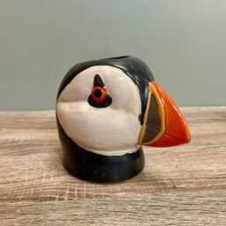 Ceramic Puffin Plant Pot Planter Indoor Animal Pots Home Seaside Coastline Living Bathroom