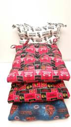 Indoor Seat Cushion Chicago Cubs, Bears, Blackhawks, White Sox & Other Sport Teams Square Cushions - thumbnail 1
