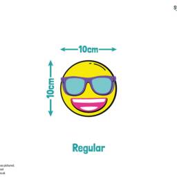 Emoji 90's Wall Sticker Pack, Emoji Decals, Retro Decal - thumbnail 3