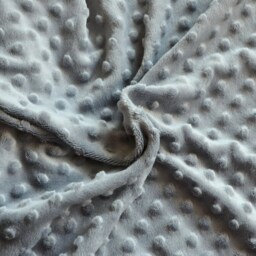 Moon Blanket, Gray Minky Baby Blanket, Newborn Shower Gift, Sleeping Blanket - thumbnail 2