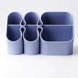 Large Desk Organiser - Multi-Compartment Tidy 19 Colours New Job Gift UK Made - thumbnail 1