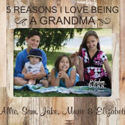 Personalized Grandchildren Photo Frame - Engraved Picture Grandma Pallet Grandparents Gift Mother's Day - thumbnail 2