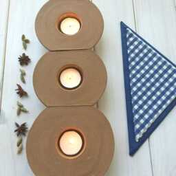 Ceramic Tealight Cup, Tea Light Holder, Shabbat Candle Handmade Table Decor, Dinner Holders, Pottery Lovers Gift - thumbnail 2