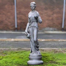 Greek Goddess Statue Classical Mythology Sculpture Concrete Woman Figurine Outdoor Antique Decor Stone Ornament Handmade Cement Art - thumbnail 1