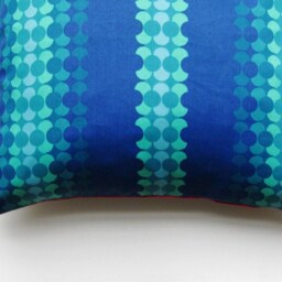 Heals Vintage Geometric Cushion Cover Mid-Century Modern Cotton Sateen Pillow - 18x18 In - thumbnail 2
