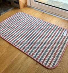 Pink Kitchen Mats Runners Non-Slip Washable