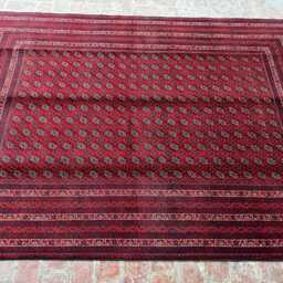 6x10 Afghan Bokhara Wool Rug - Premium Handwoven Geometric Oriental Carpet Stylish Area For Office, Living Room, Hallway Or Bedroom - thumbnail 3