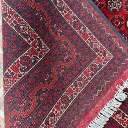 6x10 Afghan Bokhara Wool Rug - Premium Handwoven Geometric Oriental Carpet Stylish Area For Office, Living Room, Hallway Or Bedroom - thumbnail 4