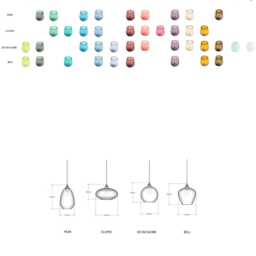 Artisan Czech Glass Entryway Foyer Chandelier, Long Stairwell Hand Blown Colored Multi Pendant Light - thumbnail 4