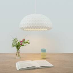 Large White Pendant Lamp - Kasa