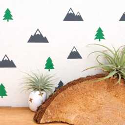 Mountain Wall Decals/ Stickers/ Mountains Pattern/ Vinyl Decal/ Mountains/ Nursery/ Free Shipping - thumbnail 2