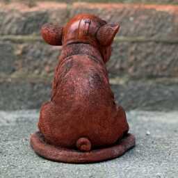 Fantasy Pig Sculpture Concrete Statue Outdoor Wildlife Figurine Cement Animal Decoration Handmade Art Pig Lover Gift Yard - thumbnail 4