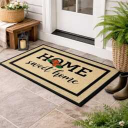 Customized Home Sweet Doormat - Personalize Your Entryway With A Personalized Touch - thumbnail 2