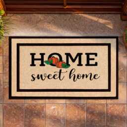 Customized Home Sweet Doormat - Personalize Your Entryway With A Personalized Touch - thumbnail 3