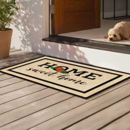 Customized Home Sweet Doormat - Personalize Your Entryway With A Personalized Touch - thumbnail 4