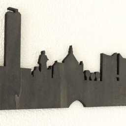 Wooden Skyline Of Den Bosch - Unique Wall Decoration Laser Cut Personal Gift Brabant Cities - thumbnail 2