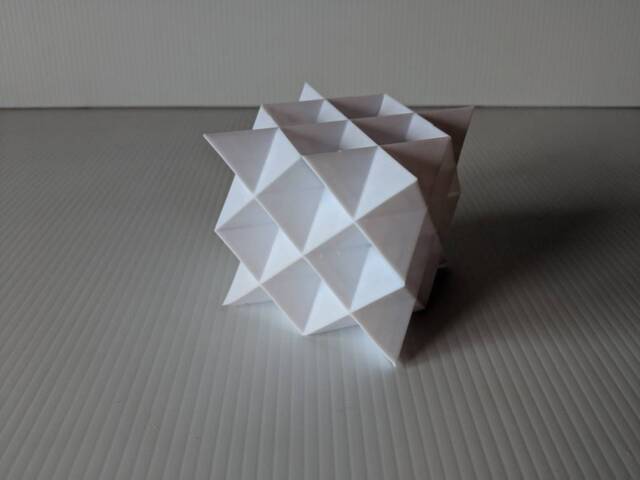 3D Printed Fractal Inspired By The Koch Snowflake - image 1
