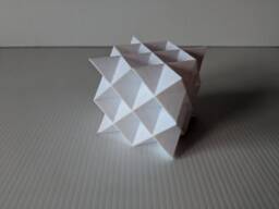 3D Printed Fractal Inspired By The Koch Snowflake - thumbnail 1