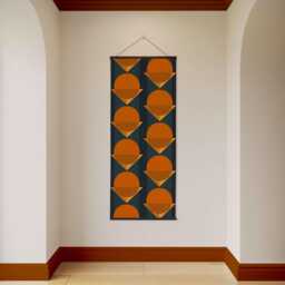Bauhaus Geometric Tapestry - Wall Hanging Unique Art - thumbnail 3