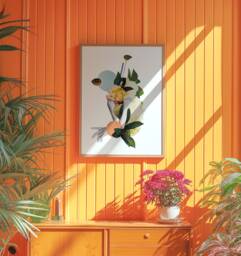 Wall Art - Poster Home Decor Print Collage No. 83 - Posy's Gaze - thumbnail 1