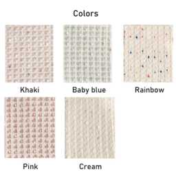 A Pair Of Checkered Chenille Kids Curtains With Pompom Trim , Baby Blue Living Room Curtains, Nursery , Bedroom Custom Made - thumbnail 4