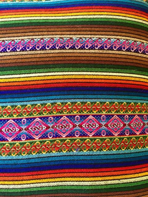 Peruvian Rainbow Bohemian Pillow Cover - image 1