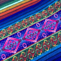 Peruvian Rainbow Bohemian Pillow Cover - thumbnail 4