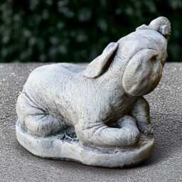 Concrete Elephant Statue Majestic Decor Lucky Sculpture Cement Animal Ornament Outdoor Figure Handmade - thumbnail 3