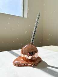 Melting Disco Lolipop, Mirrors, Mosaic, Candy, Sculpture - thumbnail 1