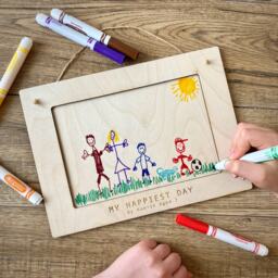 Personalised Decorate Your Own Picture Frame - Make Arts & Crafts Kit - thumbnail 1