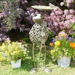 Large Green Frog Bird Feeder - thumbnail 4