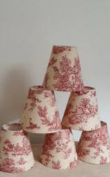French Toile Candle Clip Lampshade/Wall Lights Chandelier - thumbnail 4