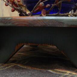 Primitive Wood Table Top Bench Stool Riser - Designed My Jim - thumbnail 3