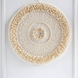 Macrame Mandala Wall Hanging - Natural Jute Fiber Decor - thumbnail 2