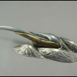 Bird Sculpture, Metal Letter Opener, Scuplture Bird & Mountains, Office Gift, Fonctional Art, Original Gift Idea, Collectors - thumbnail 4